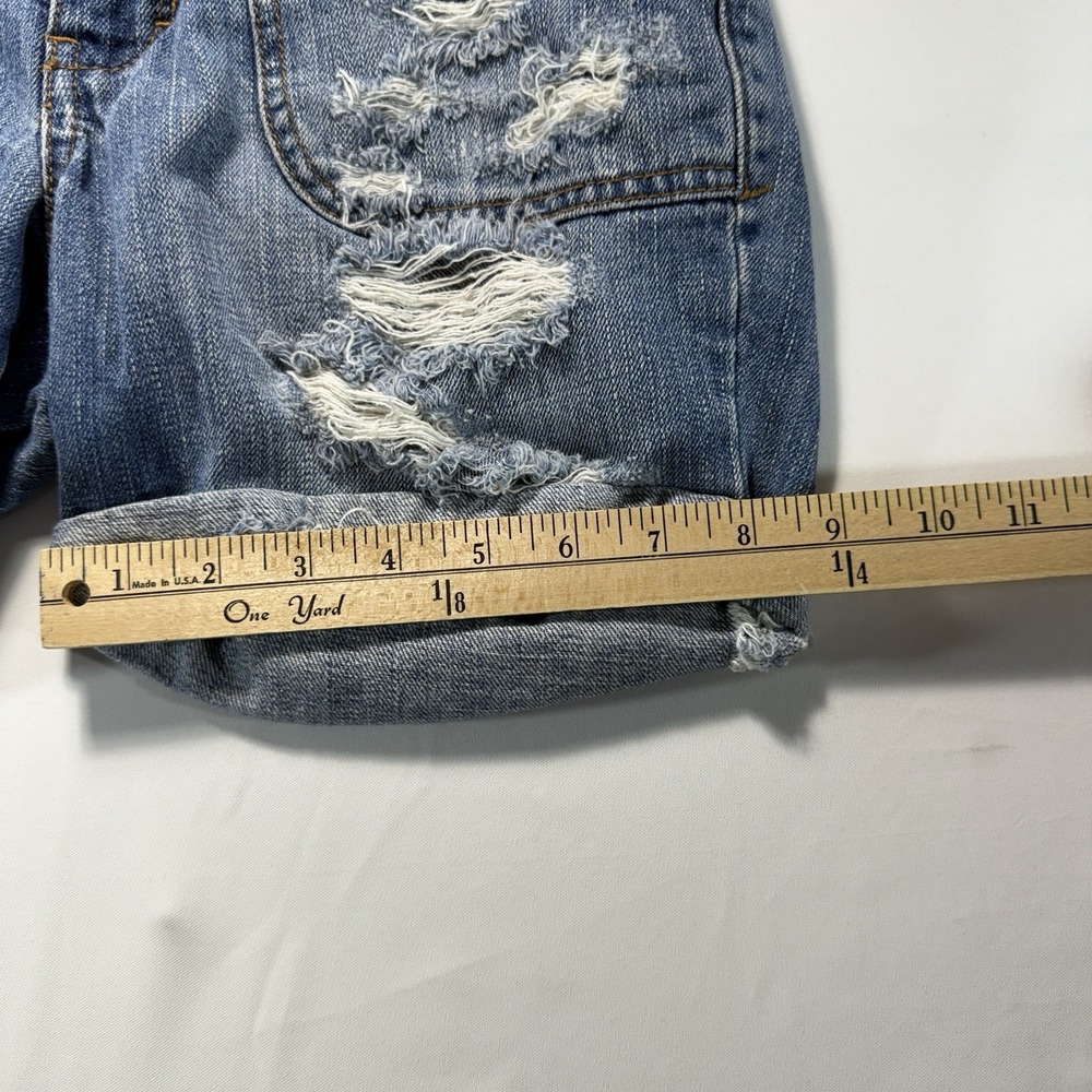 Decree Distressed Denim Jeans Shorts Women's Size 5 Y2K - Picture 6 of 9